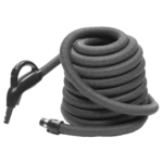 Crush proof vacuum hose with finger tip switch