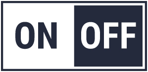 On Off switch icon