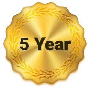 Home Wave Central Vacuum 5 year warranty